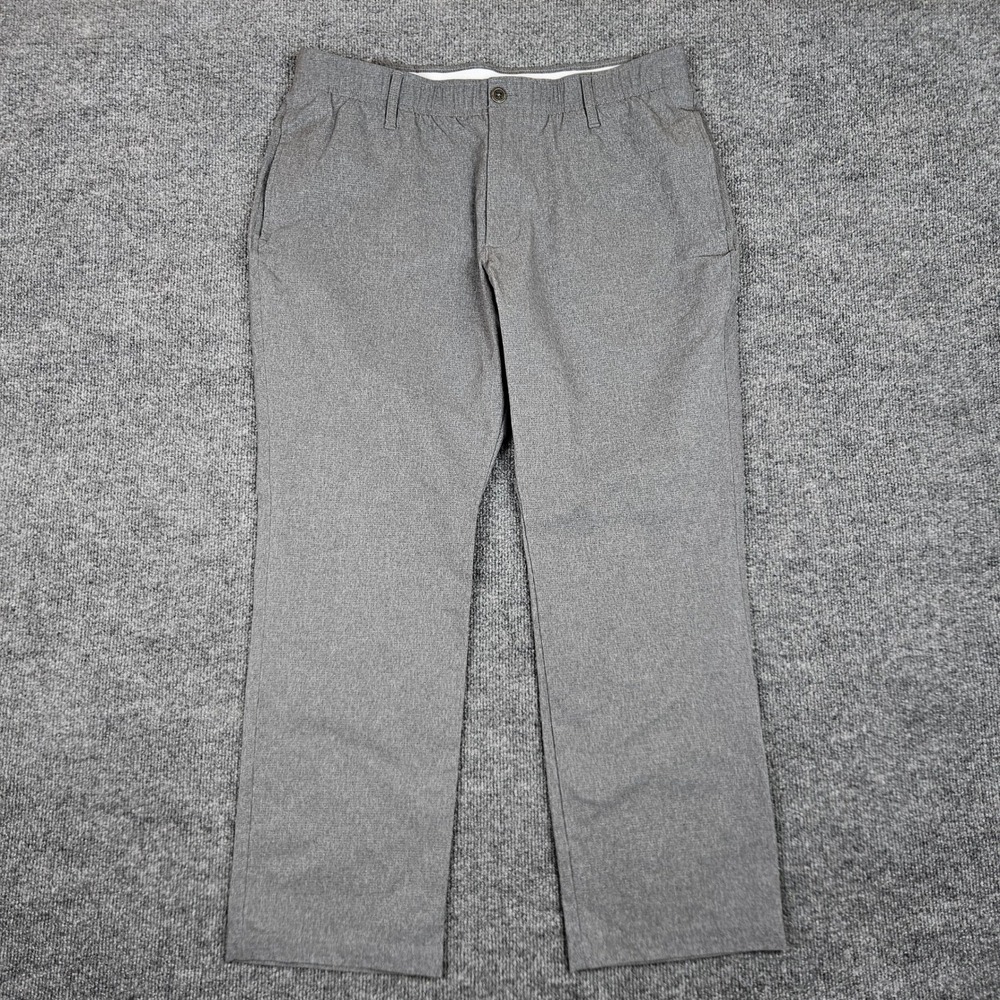 Under Armour Vented Golf Pants Men's 38x30 Grey Heather‎ Performance 1377358